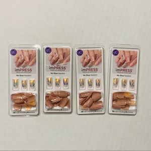 Impress Press-On Manicure Nail Bundle (4 Sets)